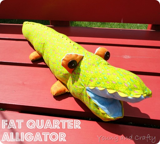 Fat Quarter Alligator