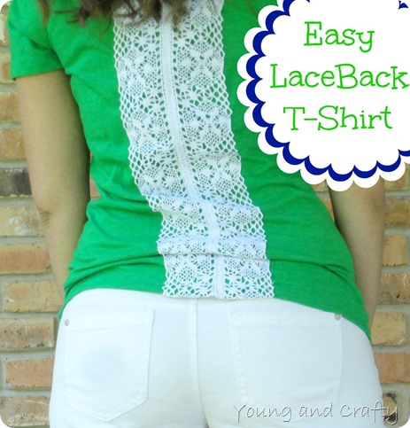 Easy Lace Back T-shirt