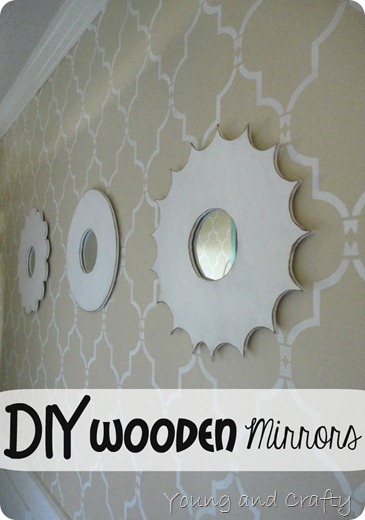 DIY Wooden Mirrors